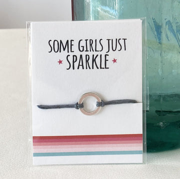 Some girls just sparkle Coral and Mint